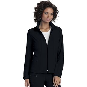 سترة HeartSoul Break On Through Women Warm Up Scrubs بسحاب أمامي 20310