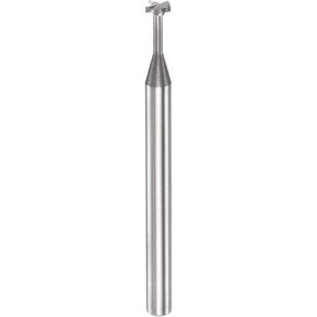 HARFINGTON T Slot End Mill Milling Cutter 3mm Cutting 1.2mm Depth 4mm Shank Solid Carbide 4 Flutes for Aluminum Copper Zinc Alloy