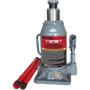 Pro-Lift B-020D Grey Hydraulic Bottle Jack - 20 Ton Capacity in Saudi Arabia