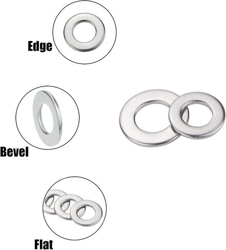 DYWISHKEY 700 قطعة 9 مقاسات من الفولاذ المقاوم للصدأ مجموعة متنوعة من الغسالات المسطحة (M2 M2.5 M3 M4 M5 M6 M8 M10 M12) in Saudi Arabia