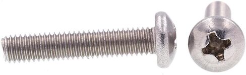 براغي الماكينة Prime-Line 9129330، رأس المقلاة، محرك فيليبس، #10-32 × 1 بوصة، الصف 18-8 (25 حزمة) in Saudi Arabia
