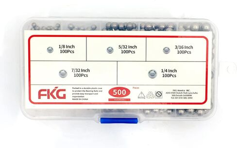 FKG Bearing Balls 1/8 Inch, 5/32 Inch, 3/16 Inch, 7/32 Inch, 1/4 Inch Chrome Steel Bearing Balls 500Pcs in Saudi Arabia