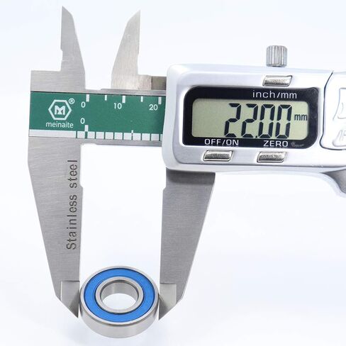 محمل كروي 6900RS 10×22×6 ملم، 10×22 ABEC 3 محامل كروية دقيقة محكمة الغلق من المطاط الازرق (مجموعة من 10 قطع) in Kuwait