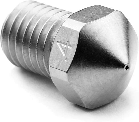 Micro-Swiss Plated A2 Tool Steel Wear Resistant Nozzle for Dremel Digilab 3D45 3D Printer Idea Builder 3D Printer (.4mm) in Saudi Arabia