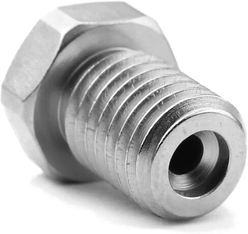 Micro-Swiss Plated A2 Tool Steel Wear Resistant Nozzle for Dremel Digilab 3D45 3D Printer Idea Builder 3D Printer (.4mm) in Saudi Arabia