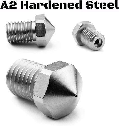 Micro-Swiss Plated A2 Tool Steel Wear Resistant Nozzle for Dremel Digilab 3D45 3D Printer Idea Builder 3D Printer (.4mm) in Saudi Arabia