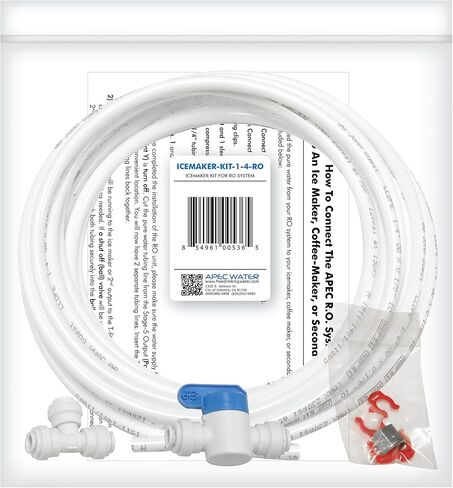APEC Water Systems ICEMAKER-KIT-RO-1-4 Ice Maker Kit for Reverse Osmosis Systems, Refrigerator & Water Filters in Saudi Arabia