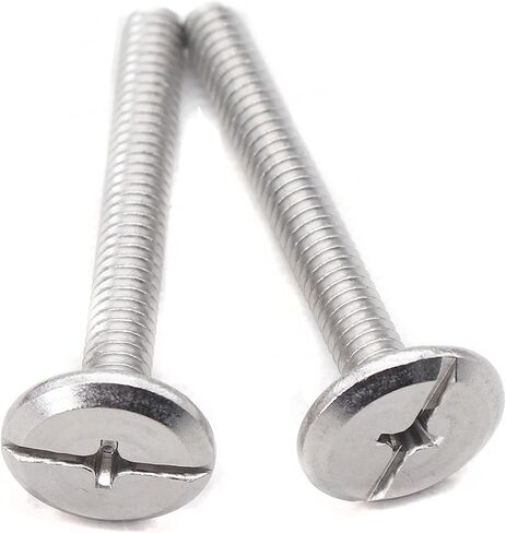 cSeao cSeao 25-Pack 1/4"-20 x 2 بوصة مسامير الإعصار، مسامير الرصيف، 304 الفولاذ المقاوم للصدأ in Saudi Arabia