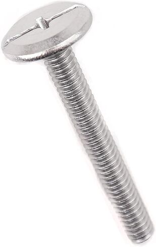 cSeao cSeao 25-Pack 1/4"-20 x 2 بوصة مسامير الإعصار، مسامير الرصيف، 304 الفولاذ المقاوم للصدأ in Saudi Arabia