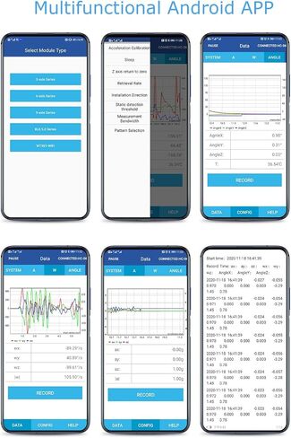 [مقياس تسارع بلوتوث + مقياس الميل] BWT61CL MPU6050 جيروسكوب عالي الدقة سداسي المحاور + زاوية (دقة XY 0.05 درجة) + تسارع مع فلتر كالمان، مسجل بيانات 6DOF عالي الثبات 100 هرتز لـ Arduino in Saudi Arabia