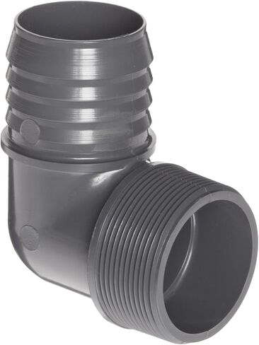 مجموعة Spears 1413 لضبط الأنبوب المصنوع من مادة PVC ، 90 درجة من البو، مقاس 40 ، رمادي، باربد × ذكر مستدق الأندرويد., 1413-020 in Kuwait