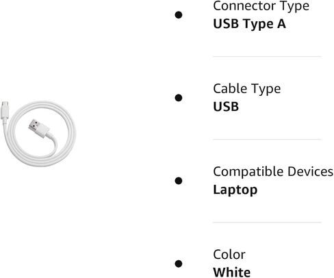 Google USB-C to USB-A 1M Charging/Transfer Cable, Laptop in Saudi Arabia