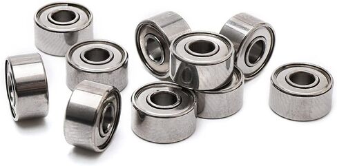 3x8x4mm Miniature Steel Bearing Skateboard Deep Groove Ball Bearings Pack of 10 in Saudi Arabia