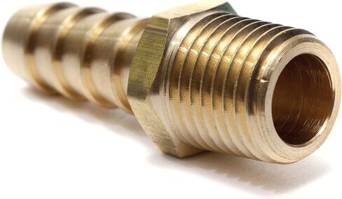 LTWFITTING 3/8-Inch Hose Barb x 1/4-Inch Male NPT Brass Coupler/Connector Fitting Fuel Gas(Pack of 5) in Saudi Arabia