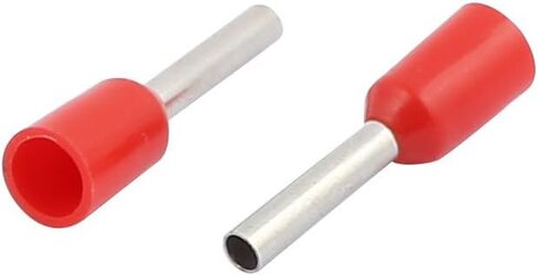uxcell 1000 Pcs 18 AWG 1.0mm2 Insulated Pin Cord End Wire Ferrules Terminal Red in Saudi Arabia