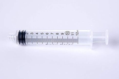 10ml Syringes Without Needle, 10cc Disposable Plastic Sterile Syringe with Luer Lock, Non-Sterile Oil Syringe, Glue Syringe, Epoxy Syringe, Ink Syringe, Lab Syringes (Pack of 12) in Saudi Arabia