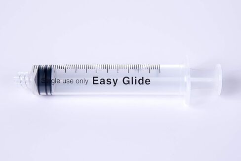 10ml Syringes Without Needle, 10cc Disposable Plastic Sterile Syringe with Luer Lock, Non-Sterile Oil Syringe, Glue Syringe, Epoxy Syringe, Ink Syringe, Lab Syringes (Pack of 12) in Saudi Arabia