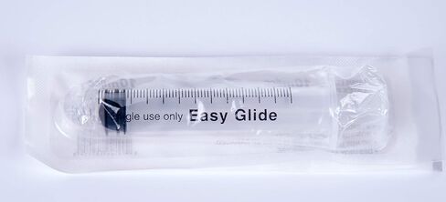 10ml Syringes Without Needle, 10cc Disposable Plastic Sterile Syringe with Luer Lock, Non-Sterile Oil Syringe, Glue Syringe, Epoxy Syringe, Ink Syringe, Lab Syringes (Pack of 12) in Saudi Arabia