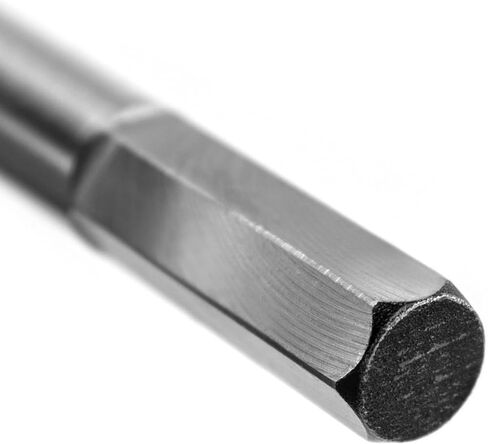 QWORK اوجير مثقاب للخشب، 4 قطع لقم مثقاب طويلة، قطر 1/2 بوصة × طول 12 بوصة، ساق سداسية 3/8 بوصة in Kuwait