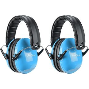 ProCase Kids Ear Protection, SNR 27dB Noise Cancelling Headphones for Kids, Sound Proof Hearing Protection Noise Reduction Ear Muffs for Fireworks, Autism, Reading, Concerts -Black