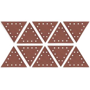 WEN 6377SP120 120-Grit Hook & Loop 11-1/4-Inch Triangle Drywall Sander Sandpaper, 10 Pack in Saudi Arabia