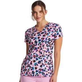 Dickies EDS Women Scrubs Top V-Neck DK656