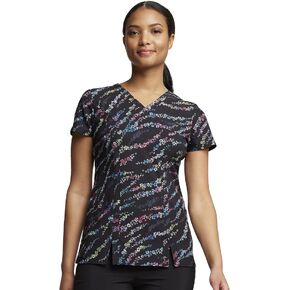 Dickies EDS Women Scrubs Top V-Neck DK656