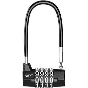 قفل متعدد الاربع ارقام من اوليبيتر، قفل بوابة طويل مقاوم للماء 3.5 انش، قفل مقبض باب الخزانة قابل لاعادة الضبط، قفل للامتعة لخزانة صالة الالعاب الرياضية والمدرسة والخزانة الرياضية وصندوق الادوات in Kuwait