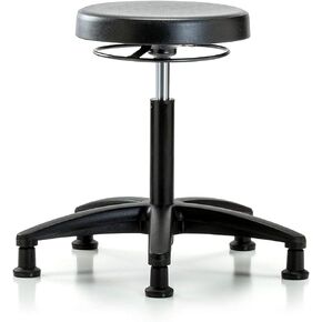 مقعد LabTech Seating LT43857 متوسط ​​الحجم، بولي يوريثين، قاعدة نايلون - ينساب in Kuwait