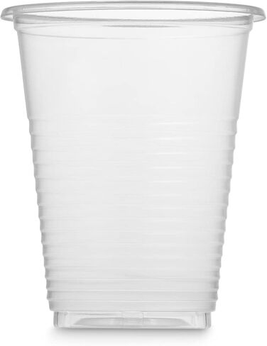 Munfix 500 Pack 7 Oz Clear Plastic Cups, Disposable Drinking Cups, Plastic Party Cups, Transparent Plastic Cups Bulk for Birthday Parties, Picnics, Ceremonies, and All Events in Kuwait