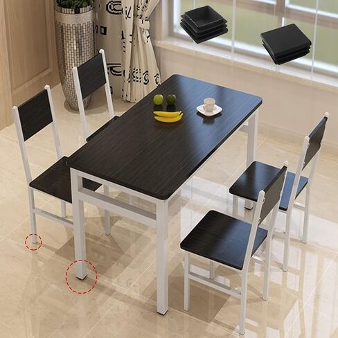 UoYu 80 × 80 مم مربع الأنابيب البلاستيكية الأسود نهاية كاب السياج بوست أنبوب غطاء أنبوب كرسي الانزلاق إدراج النهاية المكونات الثقيلة بوست النهاية كاب 6 قطع in Kuwait