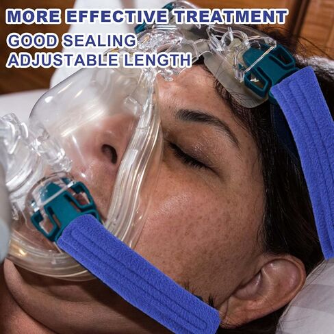 4pcs CPAP Strap Covers Soft CPAP Headgear Mask Strap Cushions for Reducing Indentation (Blue) in Saudi Arabia