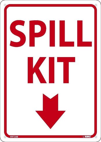 NMC M972AB Spill Kit Sign in Saudi Arabia