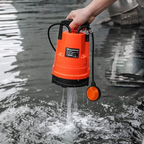 Clean Water Pump, Prostormer 1HP 3430GPH Portable Household Submersible Utility Drainage Pump with Automatic Float Switch for Swimming Pool, Pond, Flooded Cellar and Basement in Kuwait