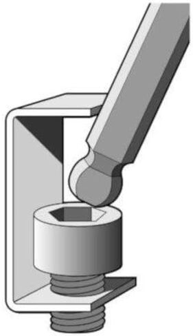 مجموعة مفاتيح ألين سداسية الشكل على شكل حرف L من Eklind 13222 - بوصة / مم (مجموعتان 22 قطعة)، مجموعة مكونة من 22 قطعة in Kuwait