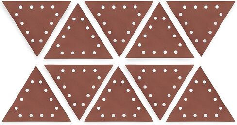 WEN 6377SP120 120-Grit Hook & Loop 11-1/4-Inch Triangle Drywall Sander Sandpaper, 10 Pack in Saudi Arabia