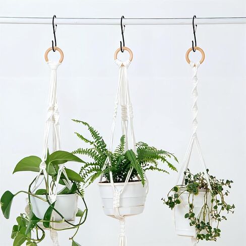 10 عبوات من خطافات OlibaDu® S للتعليق، وخطافات S مقاس 3.5 بوصة مع مشبك أمان، وخطافات S شديدة التحمل لتعليق أدوات المطبخ، وخطافات النباتات وأدوات المرآب (أسود). in Kuwait