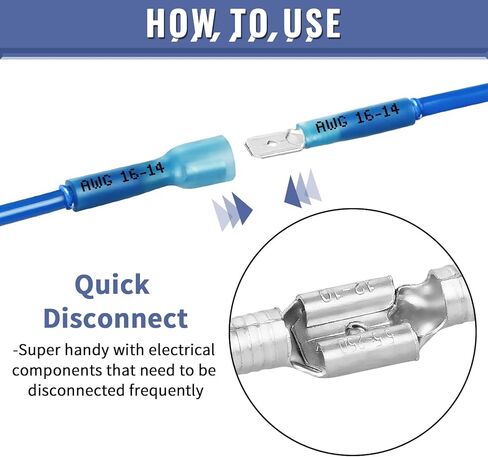 مجموعة موصلات 780 قطعة من Sopoby - مجموعة موصلات أسلاك مجرفة للذكور والإناث - موصلات طرفية كهربائية سريعة الفصل للمركبات المائية والإلكترونيات وموصلات تجعيد السيارات in Kuwait