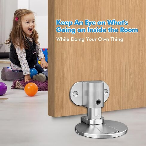 سدادات أبواب مغناطيسية قابلة للتعديل لأسفل الباب، لاصقة مثبتة على الأرض بدون توقف للباب، حامل باب مغناطيسي حديث لحماية الحائط للمركبات الترفيهية/الغرفة/الحظيرة/باب شديد التحمل in Kuwait