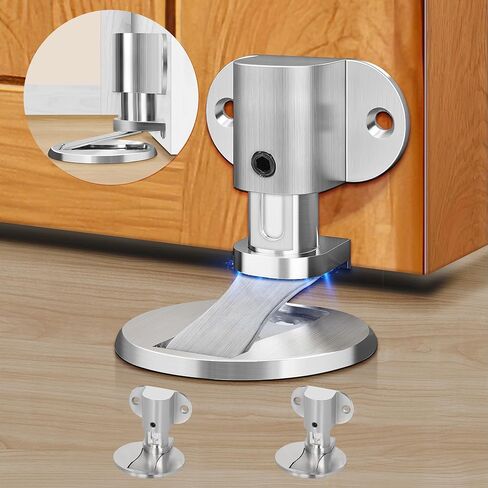 سدادات أبواب مغناطيسية قابلة للتعديل لأسفل الباب، لاصقة مثبتة على الأرض بدون توقف للباب، حامل باب مغناطيسي حديث لحماية الحائط للمركبات الترفيهية/الغرفة/الحظيرة/باب شديد التحمل in Kuwait