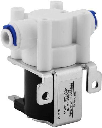 Dc 12v 1/4" Electric Solenoid Valve Inlet Feed Plastic Water Solenoid Valve Quick Connect Normally Close in Saudi Arabia