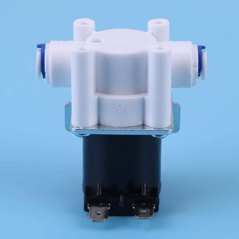 Dc 12v 1/4" Electric Solenoid Valve Inlet Feed Plastic Water Solenoid Valve Quick Connect Normally Close in Saudi Arabia
