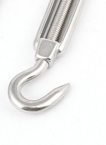 بي ان واي زوت مشبك تثبيت بمشبك تثبيت وخطاف ام 8 من الستانلس ستيل من الستانلس ستيل، اداة شد حبل الاسلاك CO، عبوة من 4 قطع in Kuwait