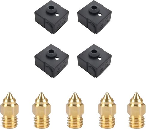 مجموعة هوت ايند الكاملة 3 في 2 نيو من كرياليتي ايندر 3 في 2 نيو مكونة من اجزاء طابعة ثلاثية الابعاد مجمعة مع جوارب وفوهات سيليكون لاندر 3 في 2 نيو واندر 3 ماكس نيو واندر 3 نيو in Kuwait