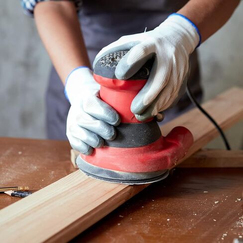 مجموعة أقراص الصنفرة 72 قطعة من Hongway، ورق صنفرة مداري مقاس 5 بوصات، وسادات صنفرة مدارية بخطاف وحلقة، 60 120 180 240 320 400 600 800 حبيبة 8 فتحات لصنفرة الطاقة العشوائية in Kuwait