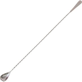 18" Cocktail Mixing Glass Bar Spoon - Long Handle Stainless Steel Drink Pitcher Mixer to Chill and Mix Stirred Drinks - 1 Spoon in Saudi Arabia