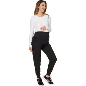 Evolution Scrubs Women's 4-Way Stretch Maternity Jogger Pant