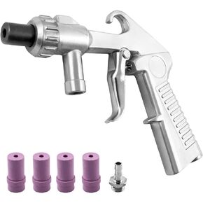 QWORK Sand Blaster Gun Kit, with 4 PCS Ceramic Nozzles, for Sandblaster in Saudi Arabia
