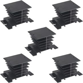 WMYCONGCONG 5 PCS Solid State Relay Heat Sink Aluminum Heat Sink SSR Dissipation for One Single Phase Solid State Relay Radiator 10A, 25A, 40A in Saudi Arabia