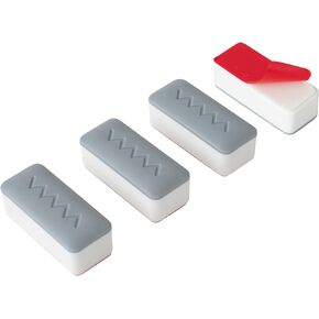 مصد مقعد المرحاض 4 قطع من YiePhiot مع لاصق قوي، طقم مصد مقعد بديل عالمي بقاعدة رمادية للمنزل والفنادق والمستشفيات والمدرسة in Kuwait